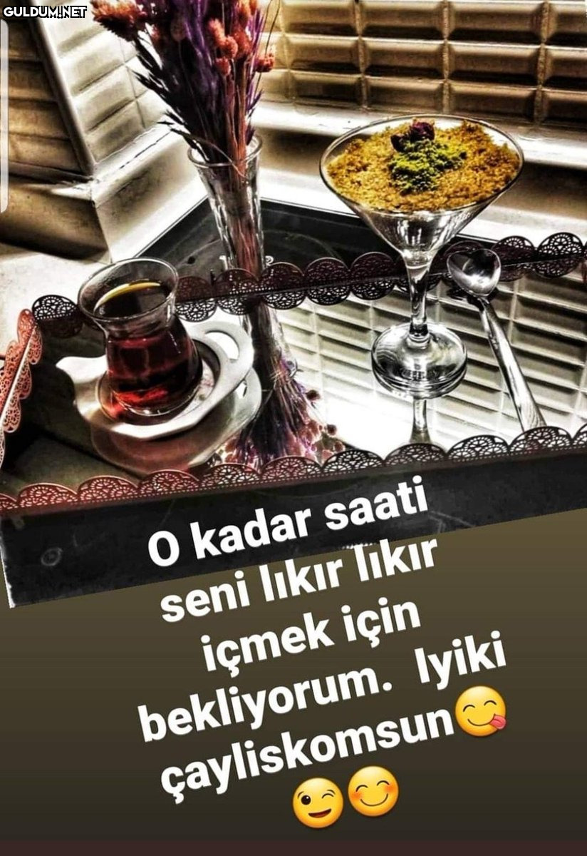 O kadar saati seni lıkır...