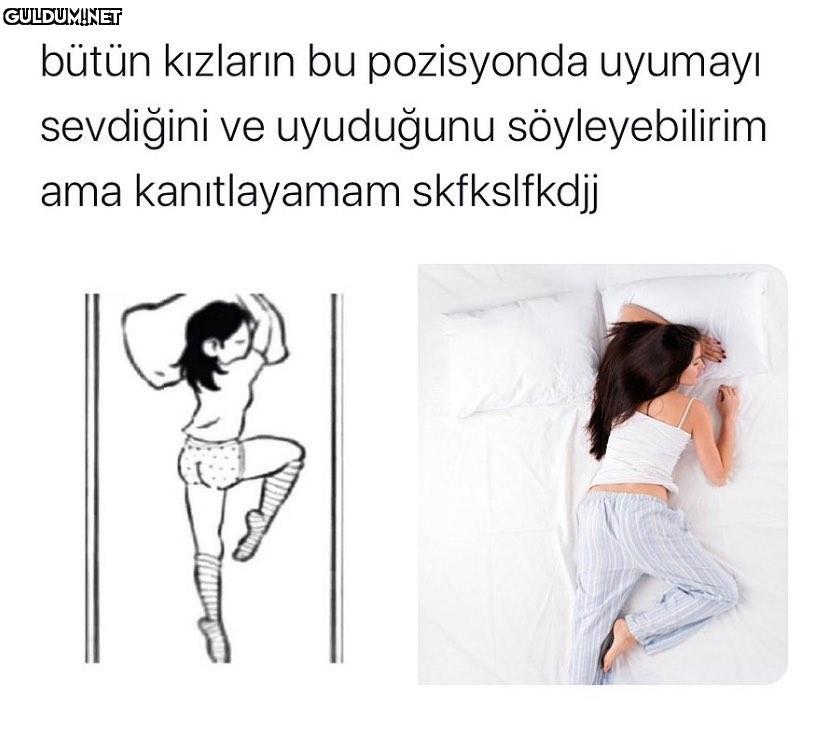 bütün kızların bu...