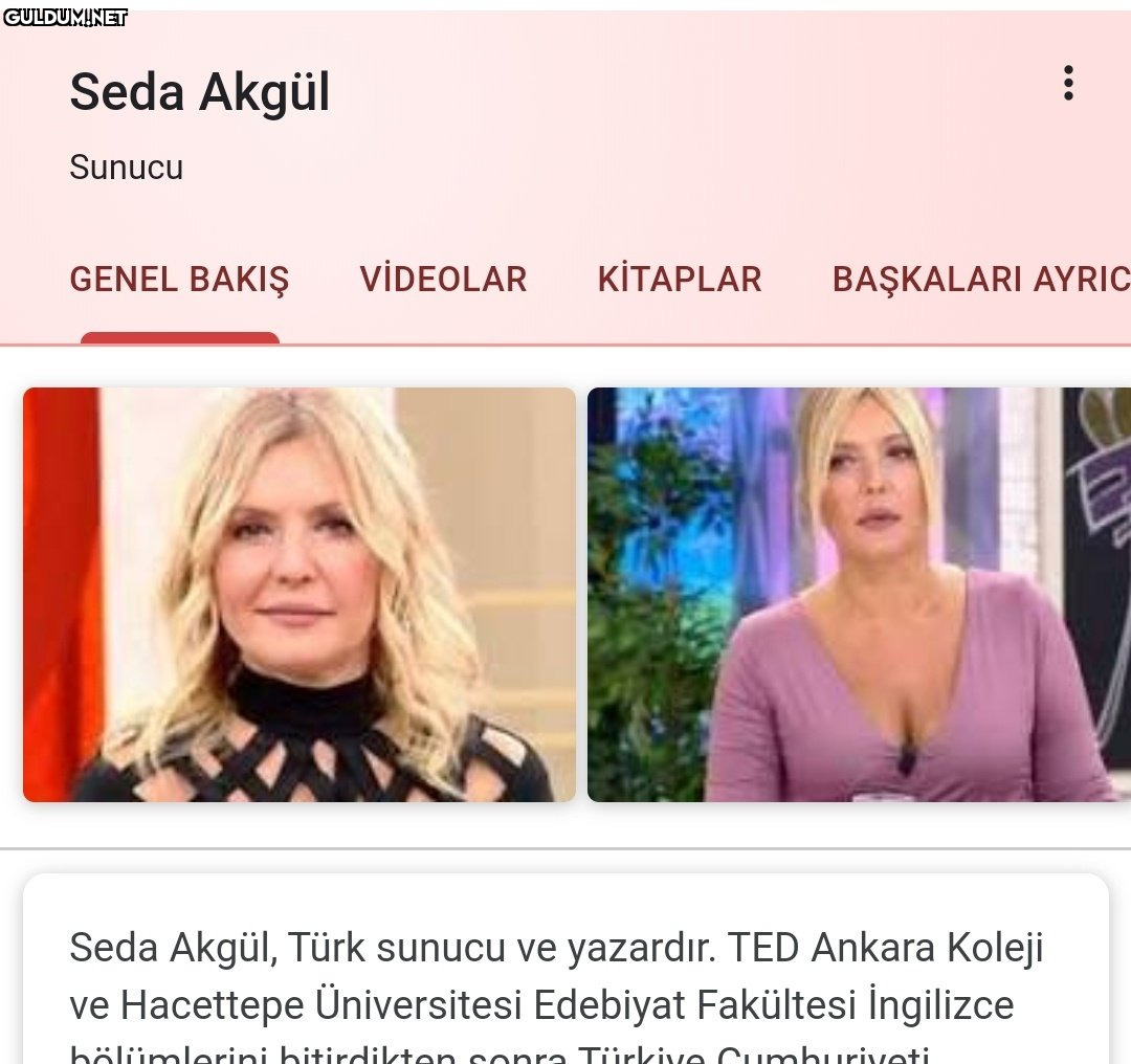 Seda Akgül Sunucu GENEL...