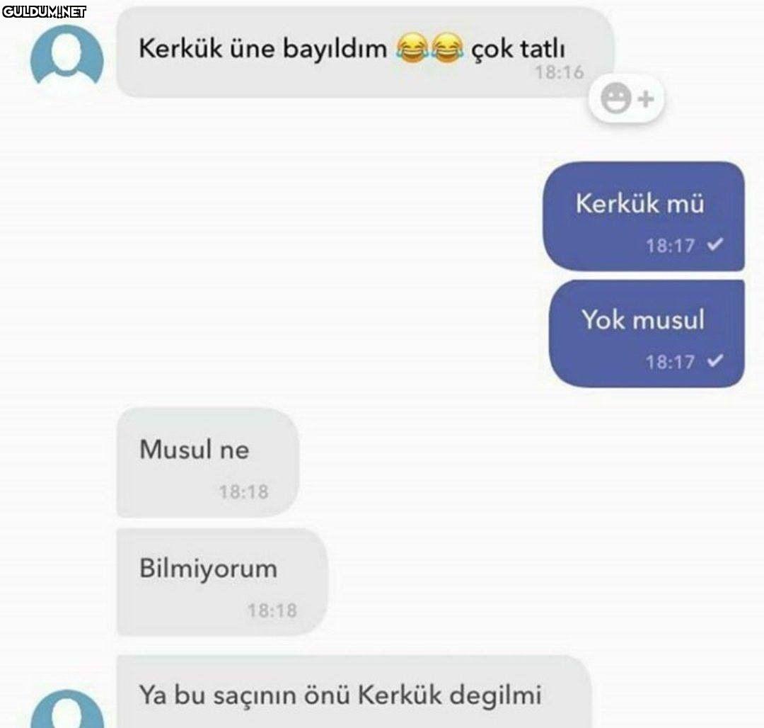 Yok keşkül 😂 Kerkük üne...