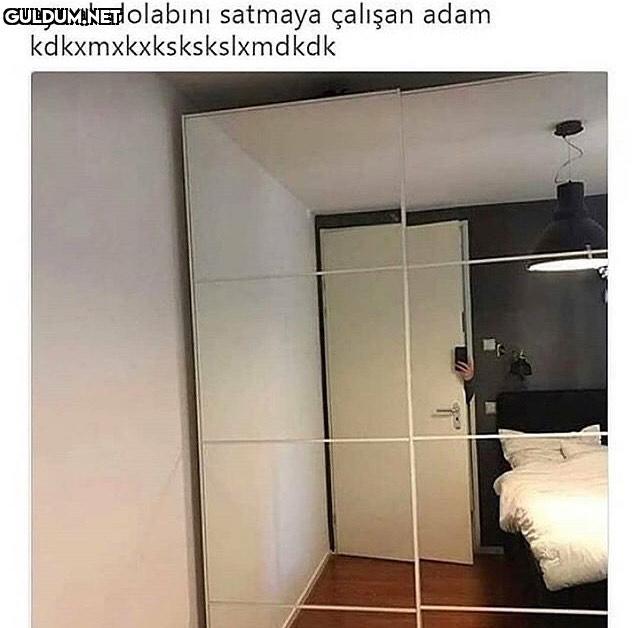 aynalı dolabını satmaya...