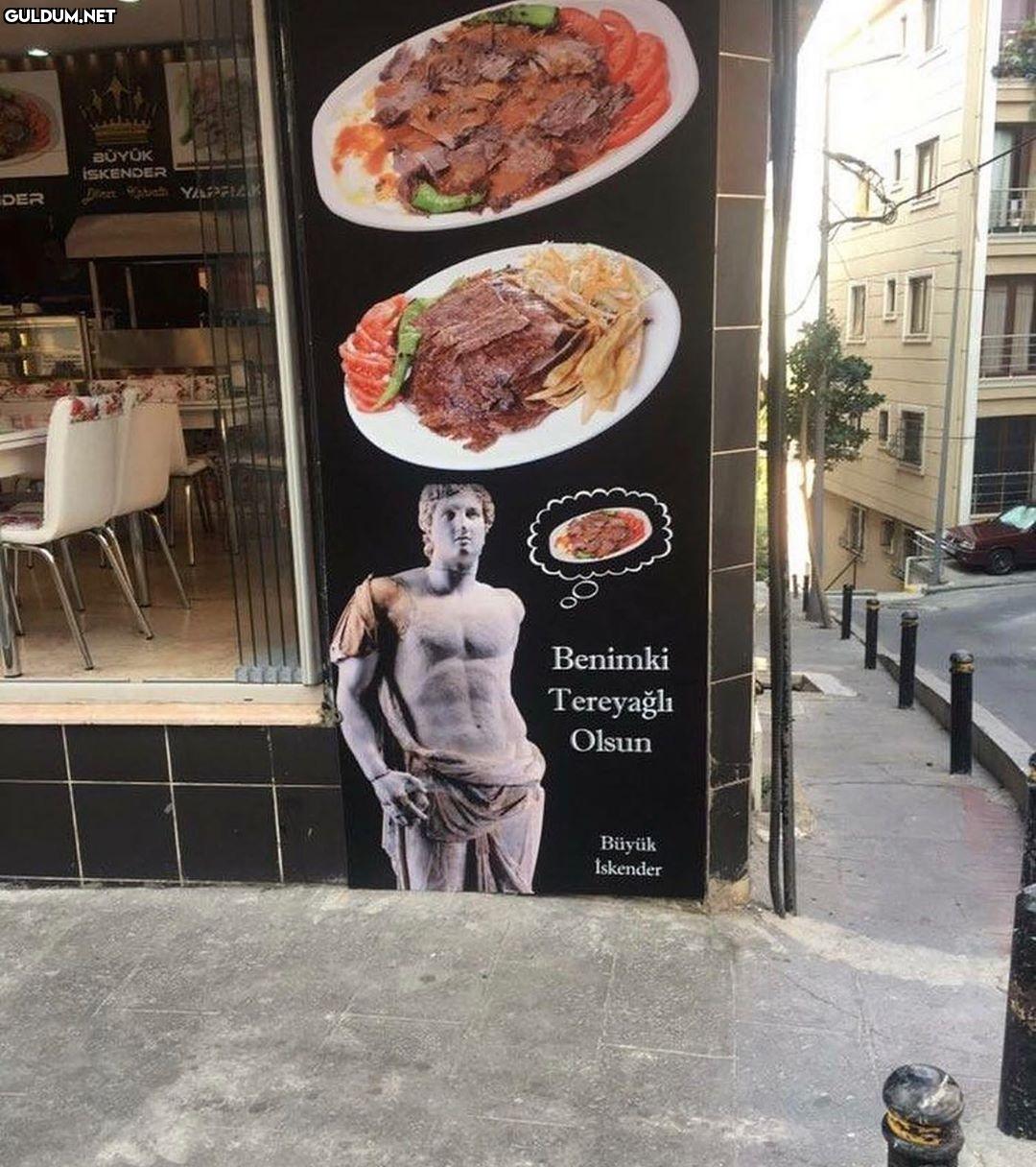 “Yoğurdu ayrı iste daha...