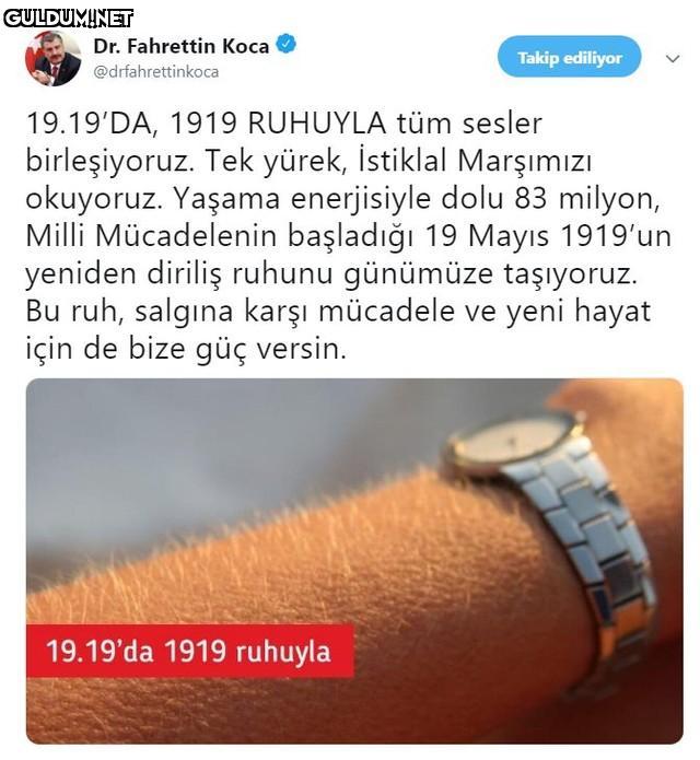 19.19'da herkes balkonlara...