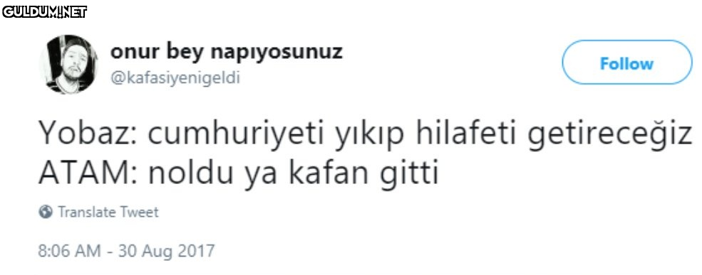 onur bey napıyosunuz...