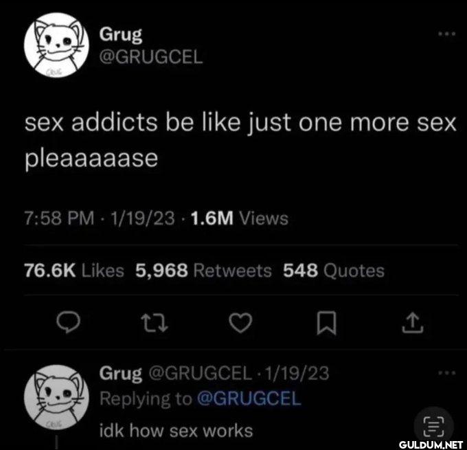 sex addicts be just one...