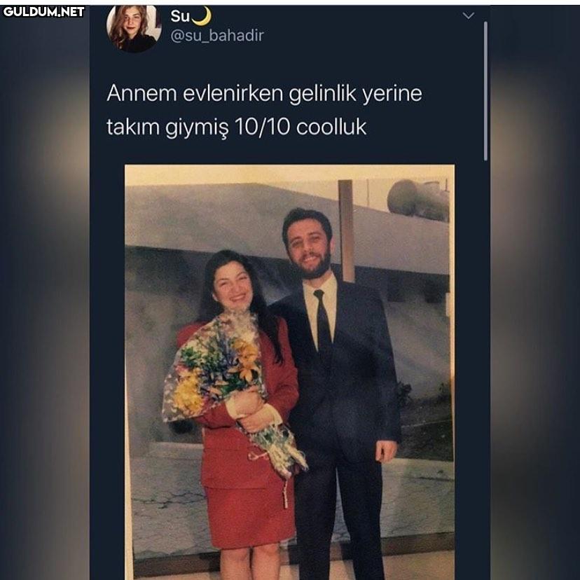 Su @su_bahadir Annem...
