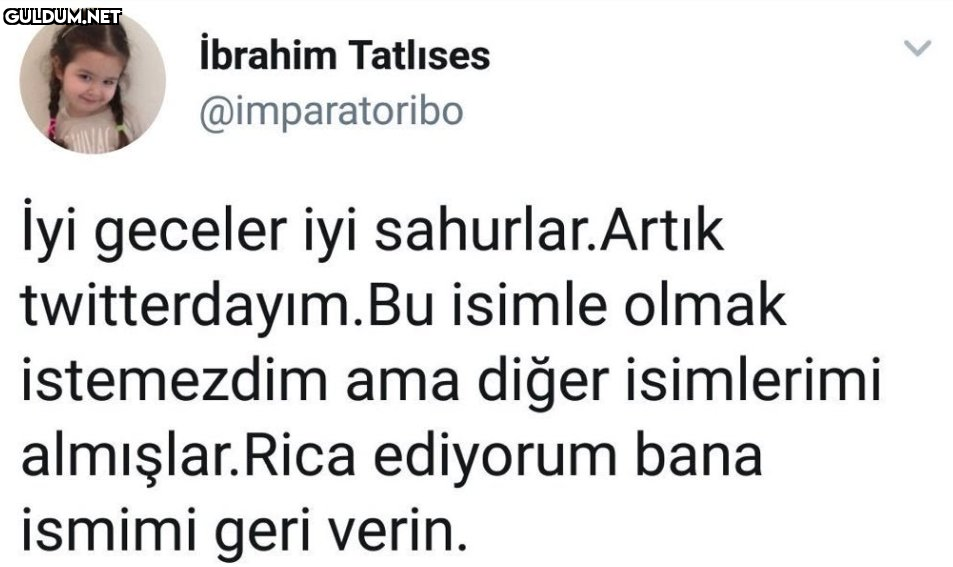 İbrahim Tatlıses...