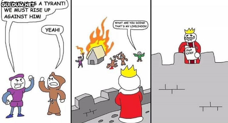 THE KING IS A TYRANT! WE...