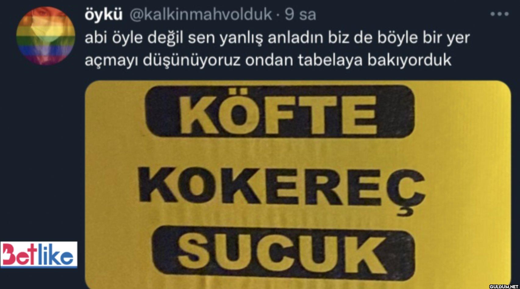 9 sa abi öyle değil sen...