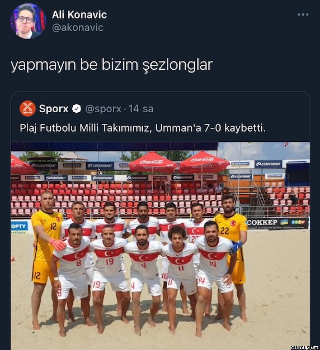 yapmayın be bizim...