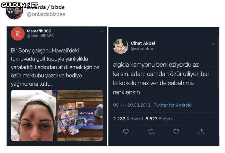 onlarda / bizde...