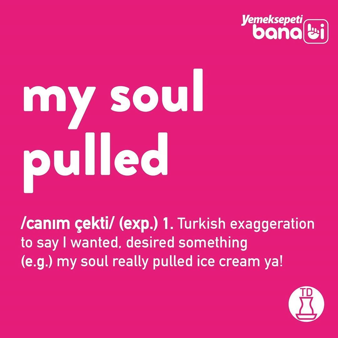 Canımızın çektiği şeylere...