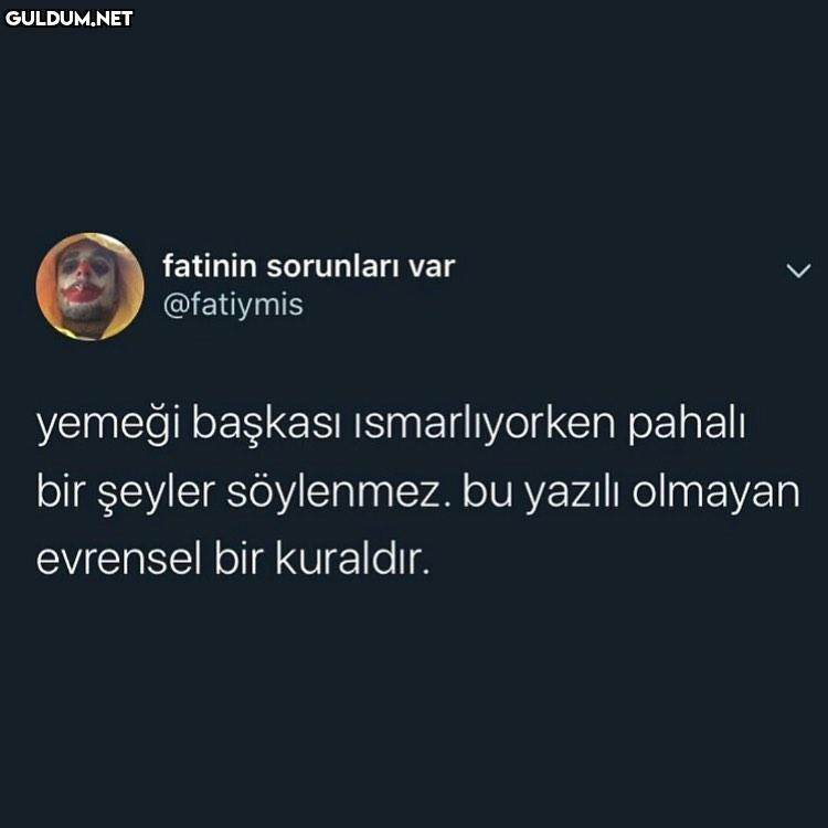 fatinin sorunları var...