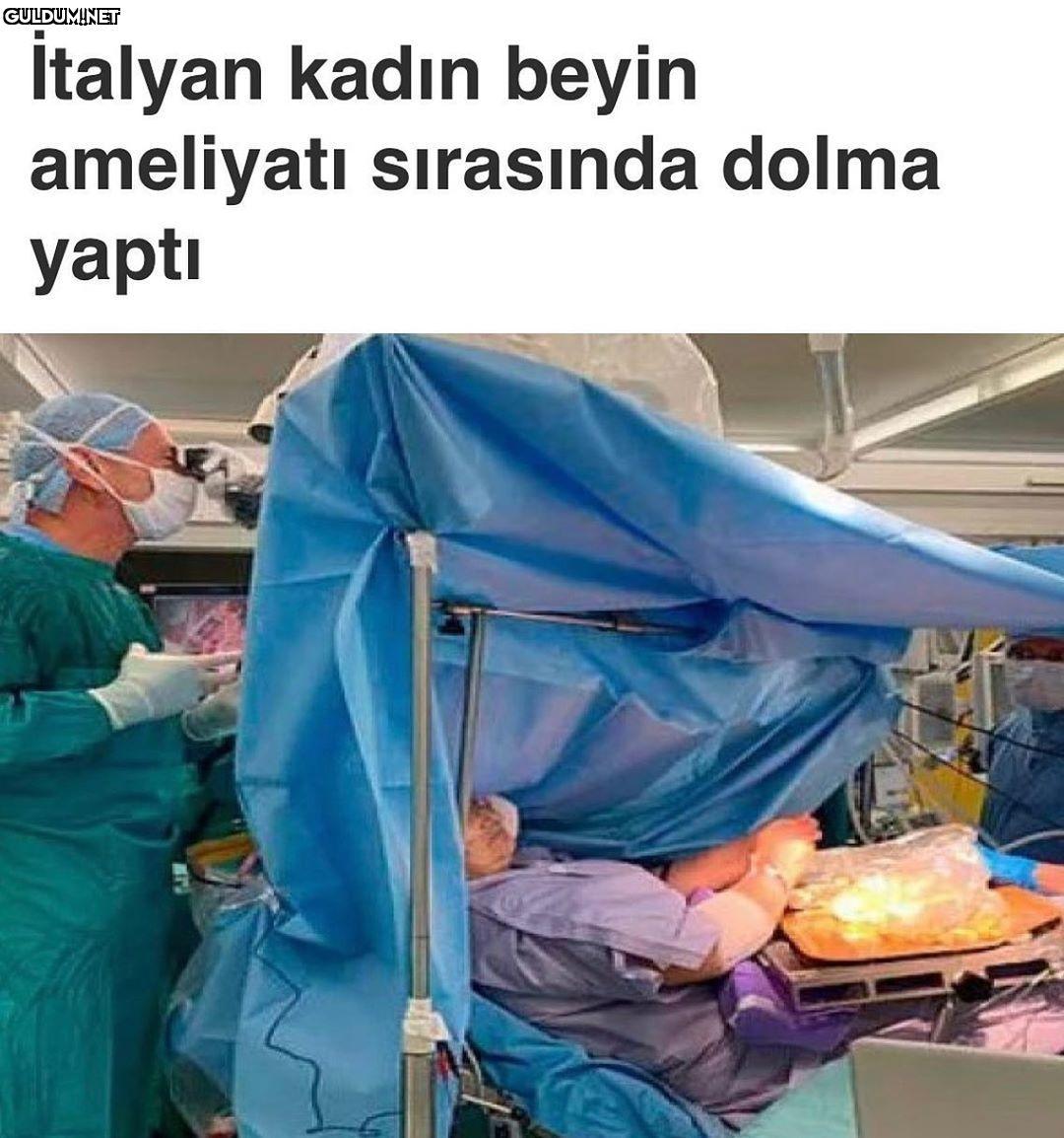 Dolma önemli. İnsan...