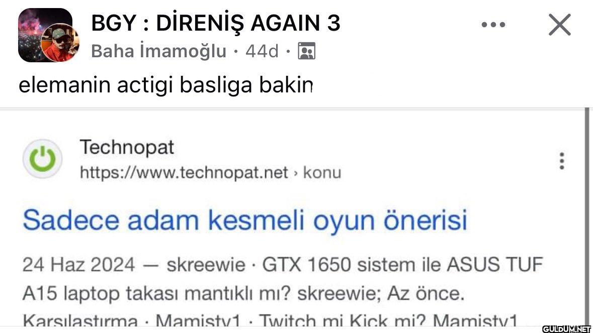 Hastalıklı herif    ☑ BGY:...