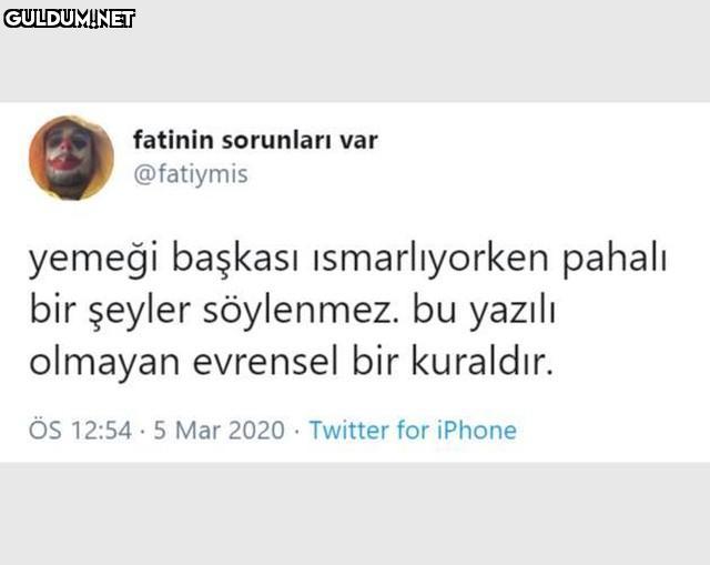 fatinin sorunları var...
