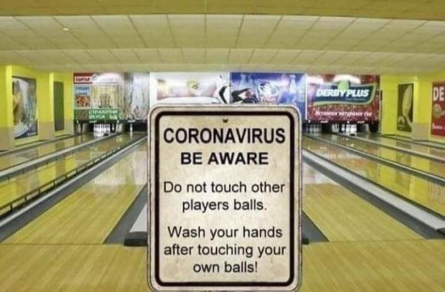 Corona virüs zamanlarında bowling.