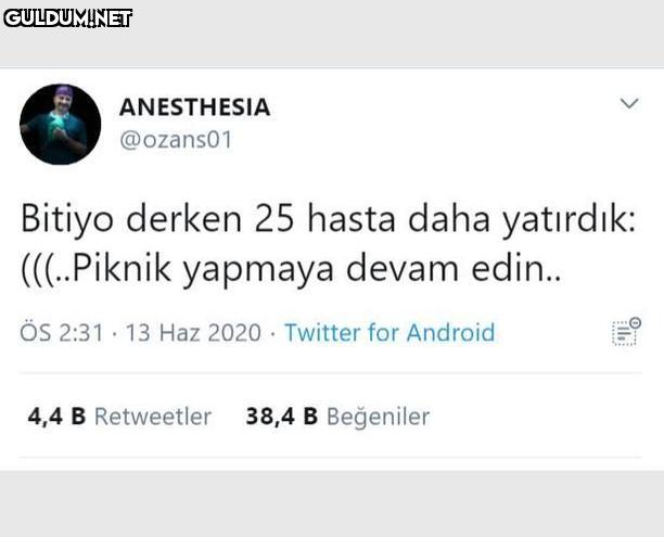 ANESTHESIA @ozans01 Bitiyo...