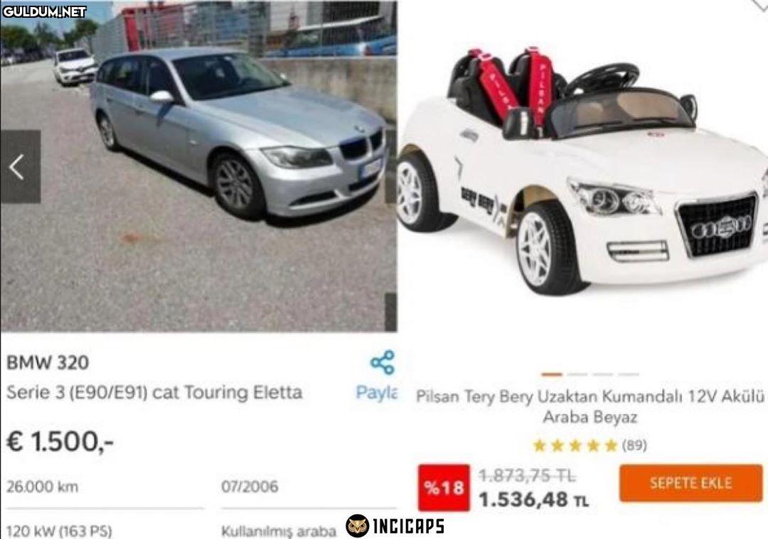 Ben biraz kötü oldum.. BMW...