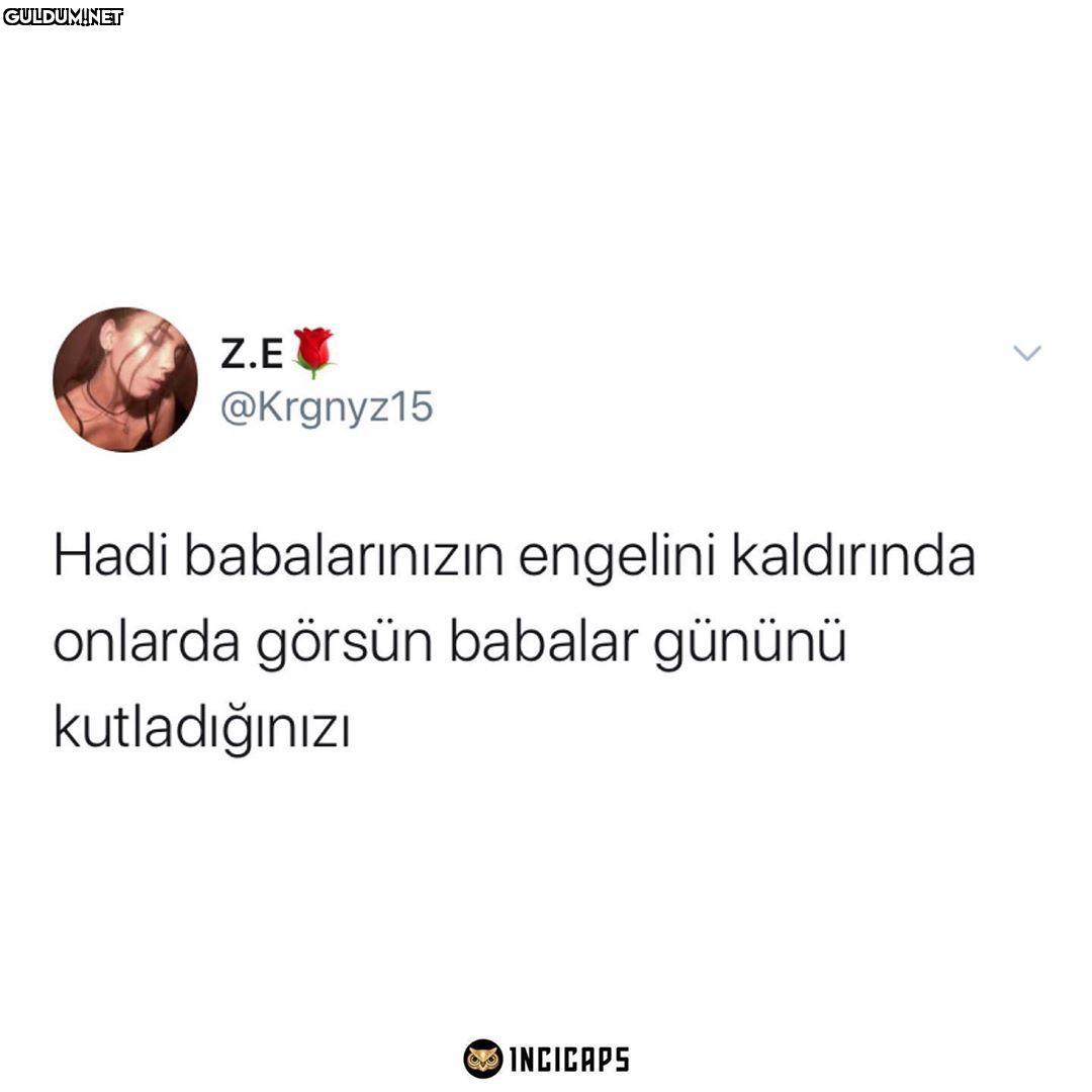 Bir babalar günü klasiği...