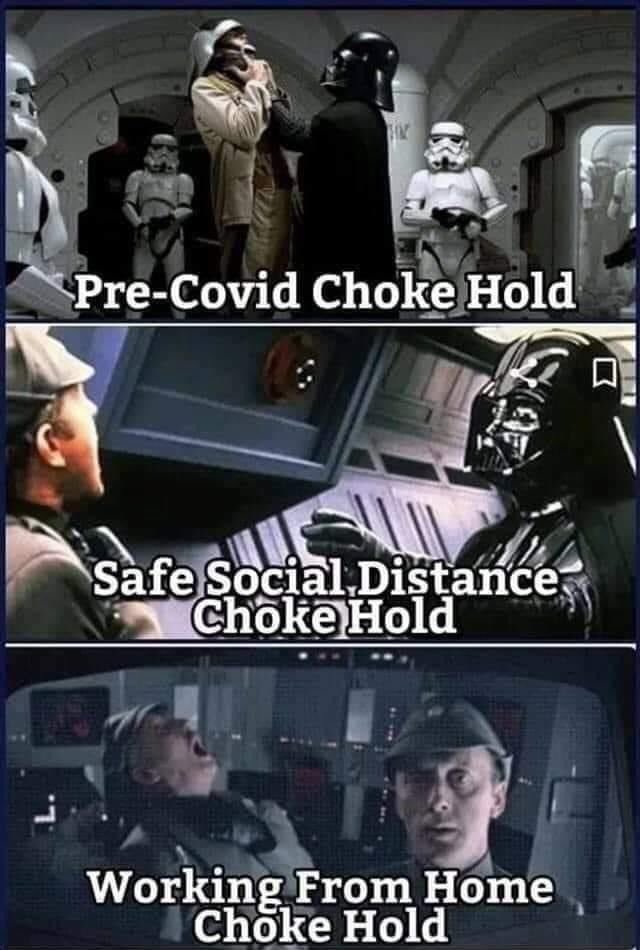 Darth Vader sosyal mesafe...
