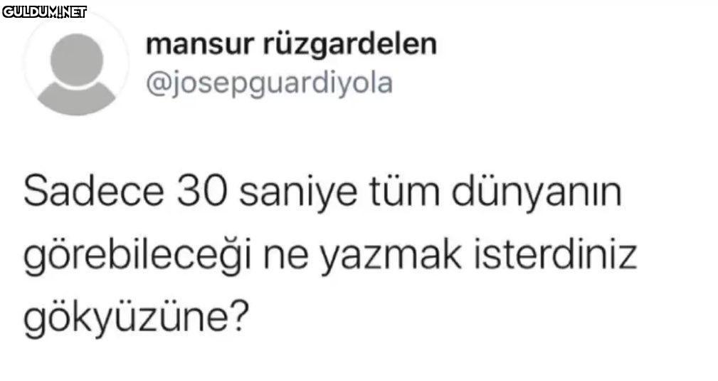 Ben şey yazmak...