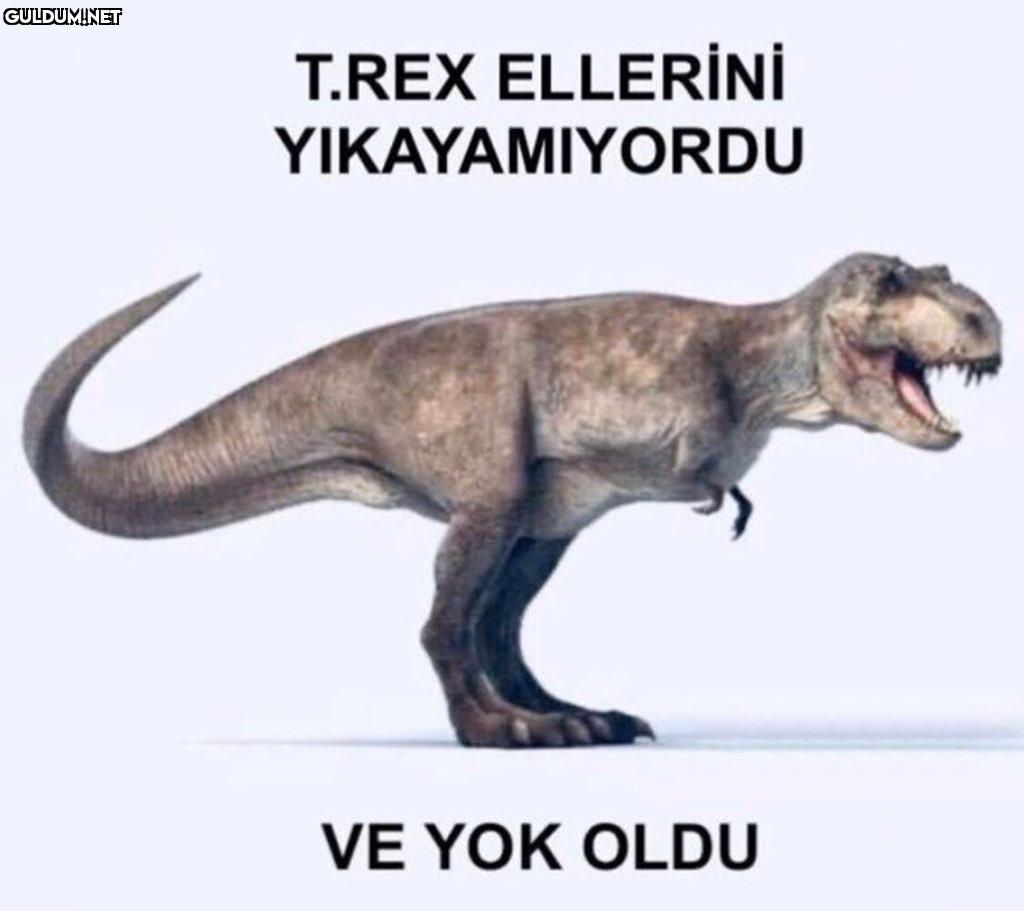 T.REX ELLERİNİ...