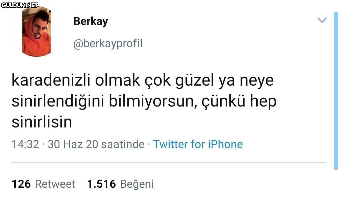 Karadenizli değilim ama...