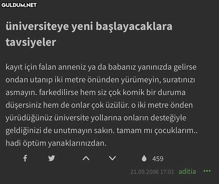 üniversiteye yeni...