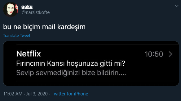 bu ne biçim mail kardeşim....