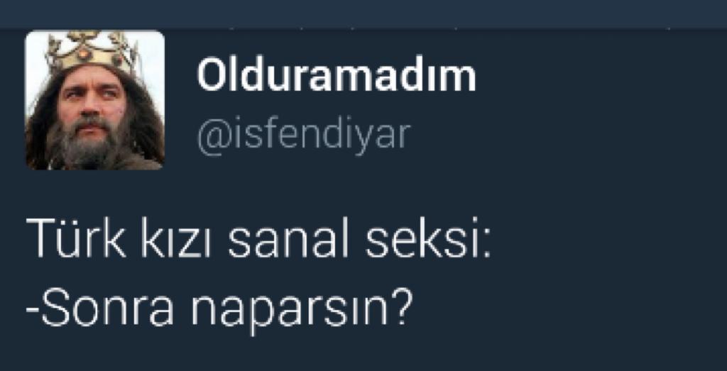 Olduramadim:  Türk kızı...