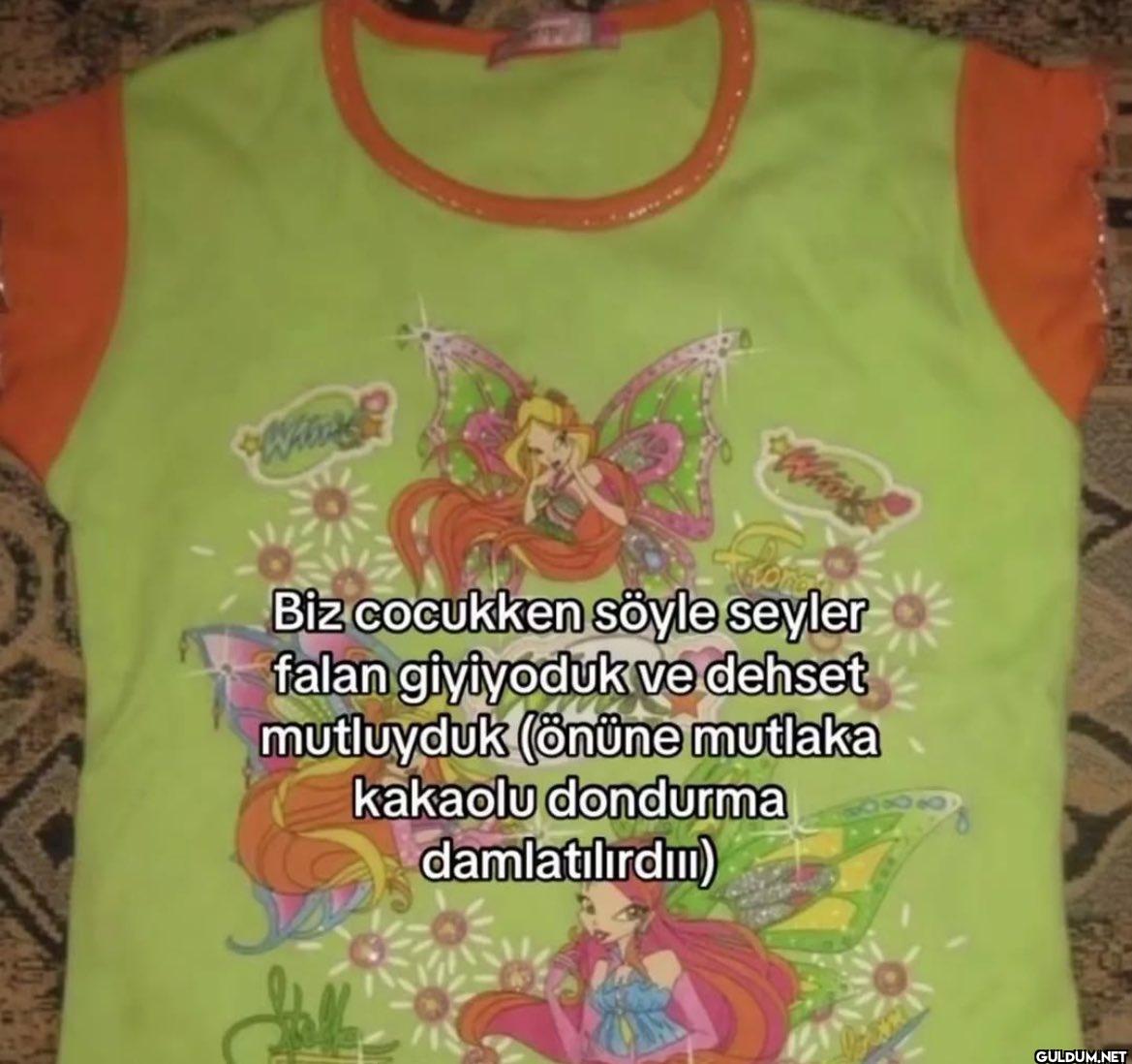 Biz cocukken söyle seyler...