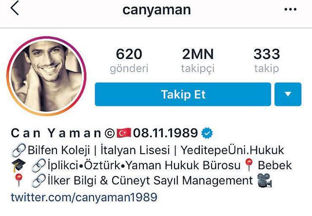 Can yaman instagram ve...