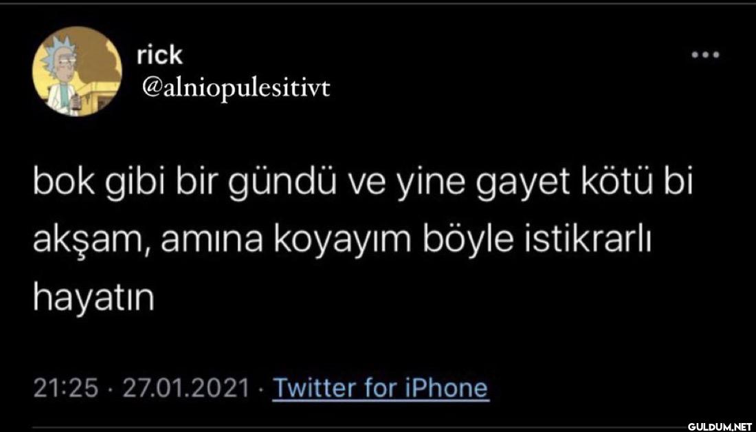 bok gibi bir gündü ve yine...