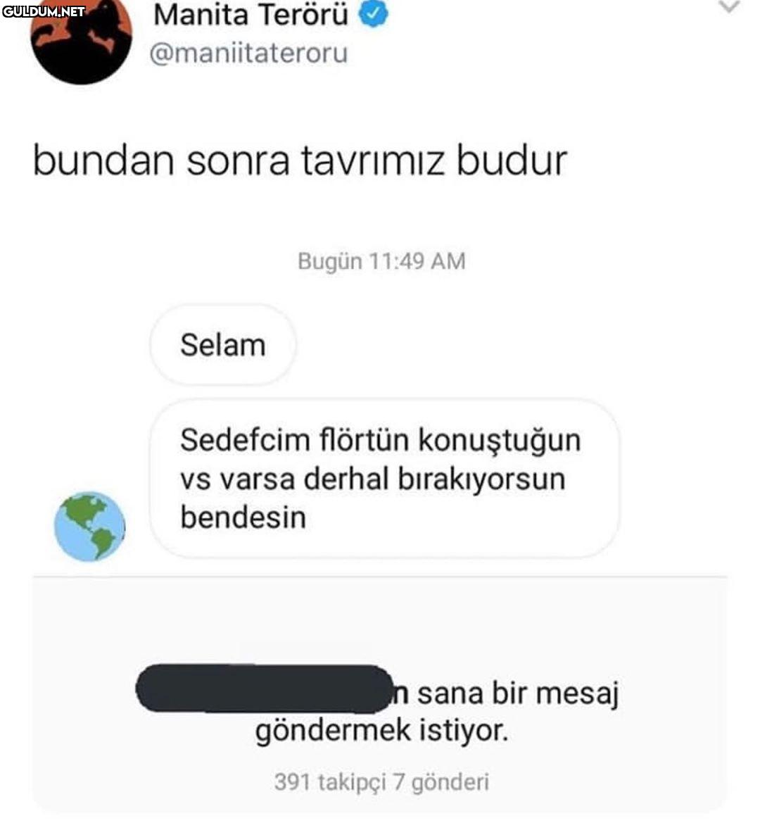 Sedef:tmm Manita Terörü...