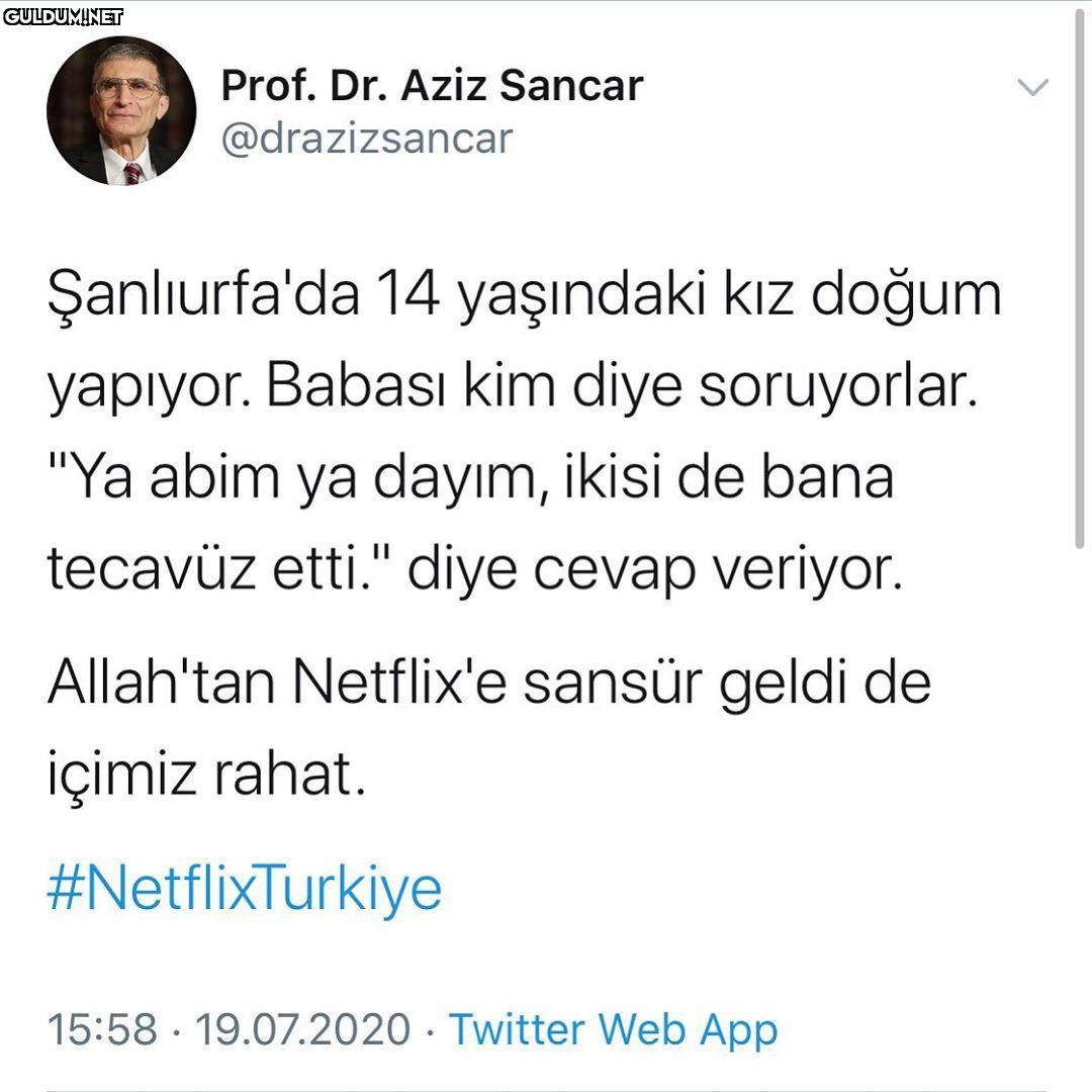 Prof. Dr. Aziz Sancar...