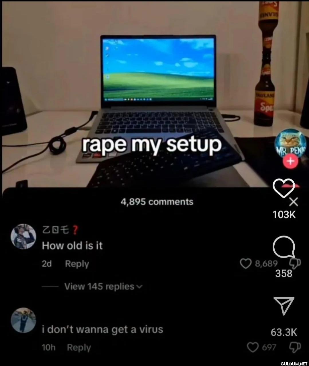 乙ㄖ乇? INVE rape my setup...