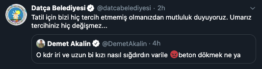 datça belediyesi'nin demet...