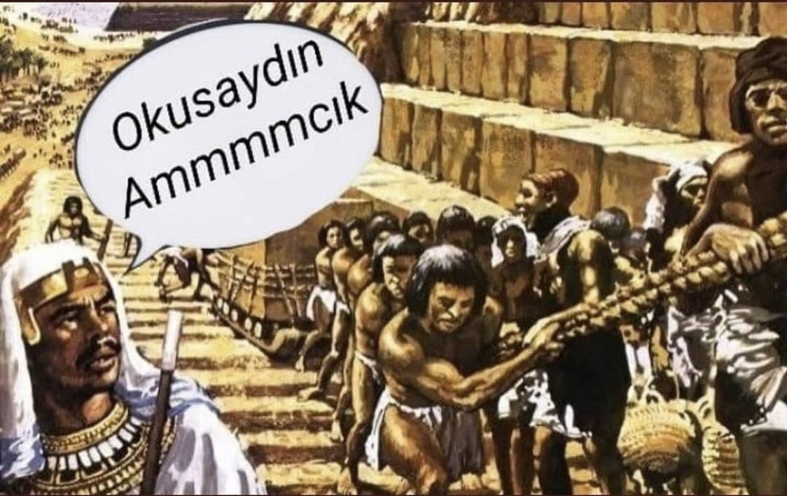 Okusaydın amcık. Firavun...