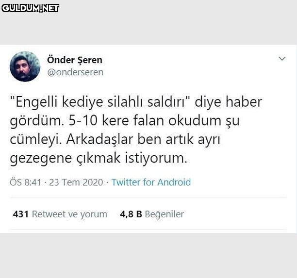 Çık kardeş tutmuyoruz....