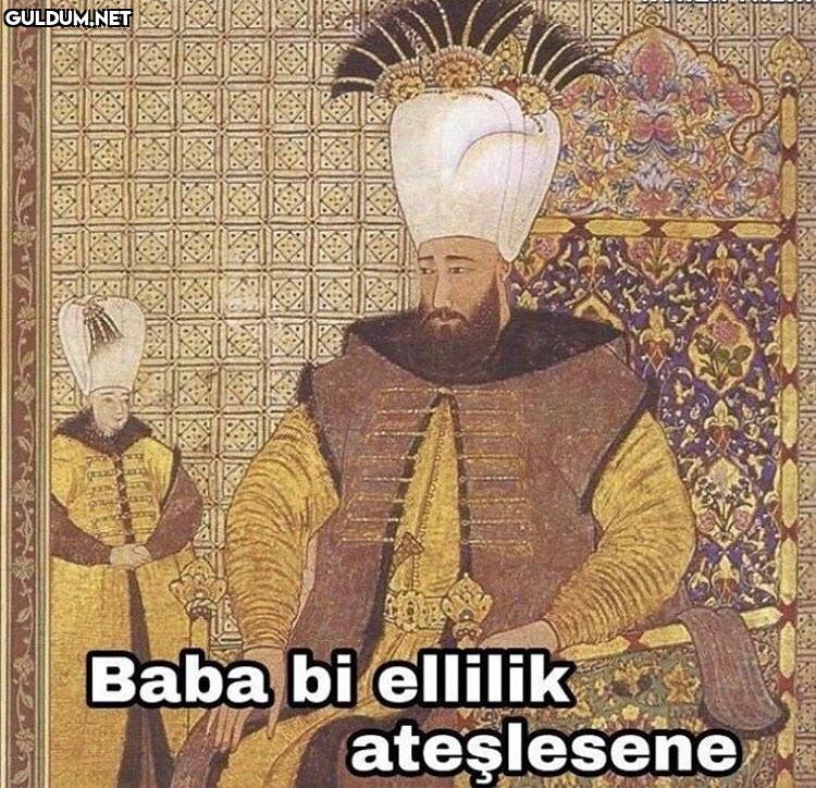 Baba bi ellilik ateşlesene