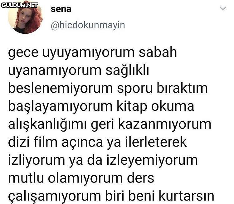 sena @hicdokunmayin gece...