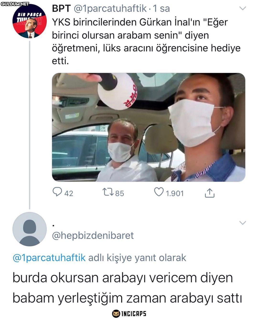 Adam gibi adammış baban...