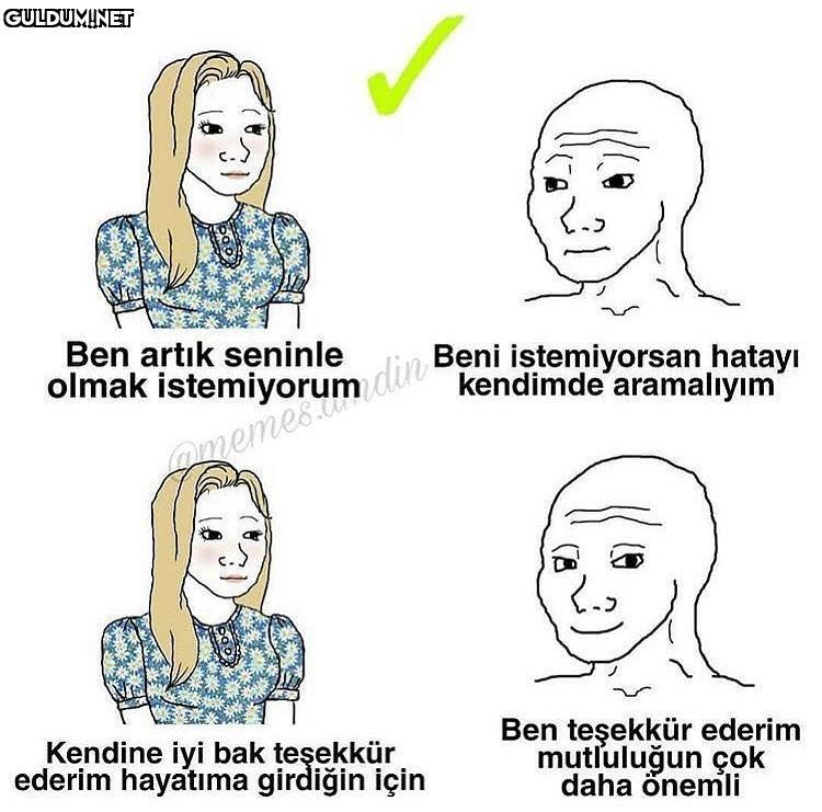 olması gereken Ben artık...