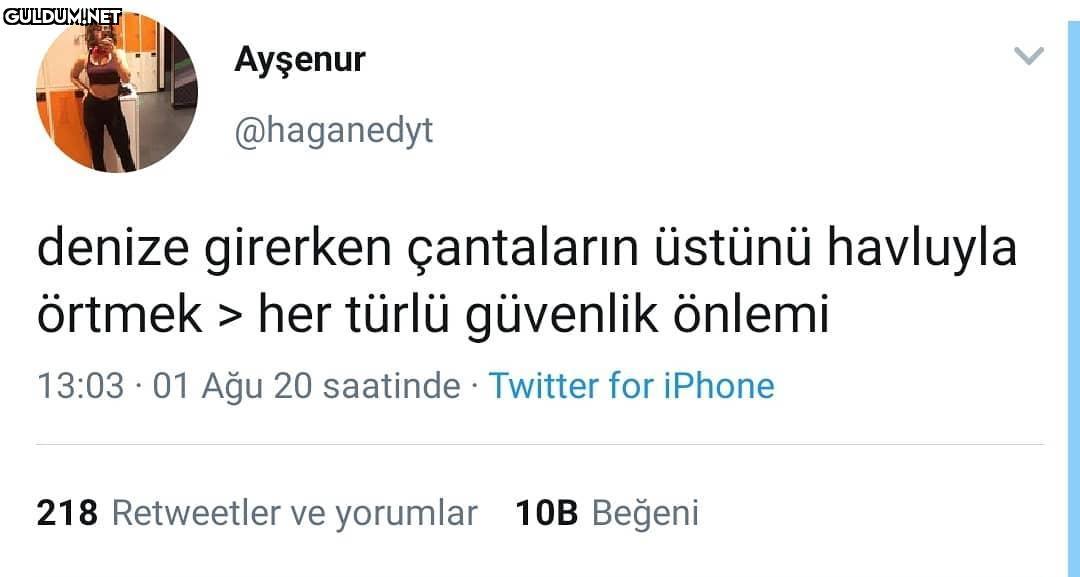 Ayşenur @haganedyt denize...