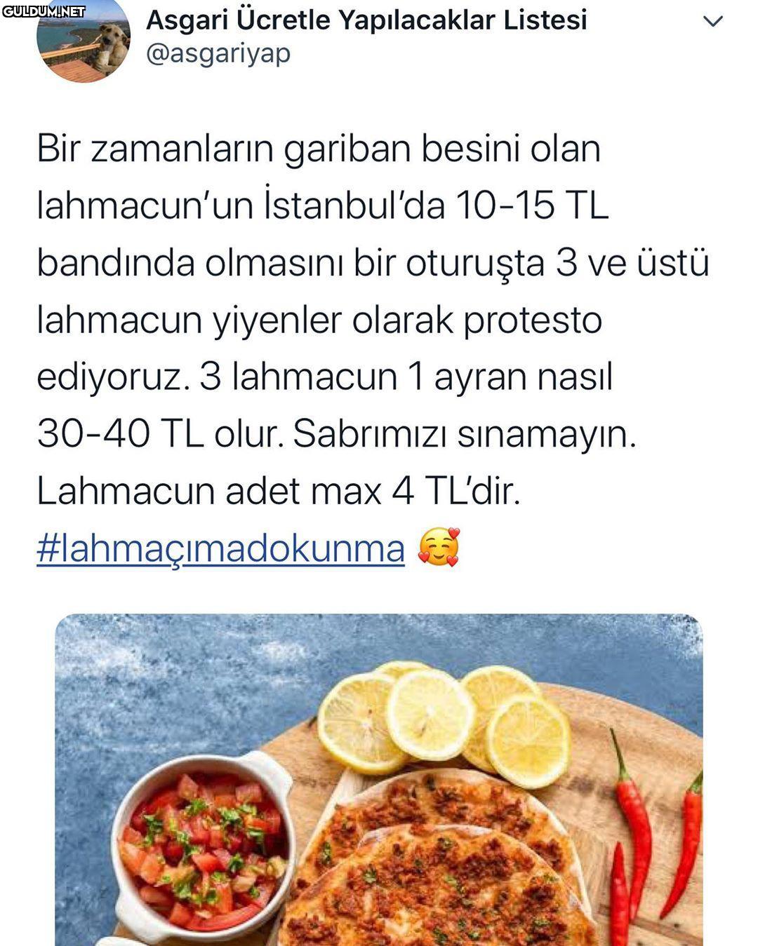 Protesto kaos ve lahmaç...