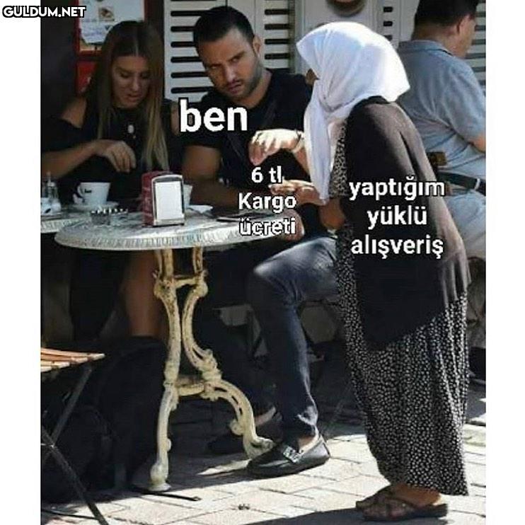ben 6 tl. Kargo úcreti...