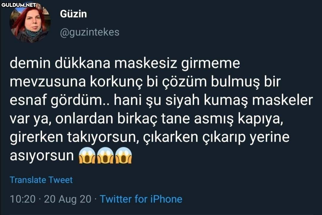 Güzin @guzintekes demin...