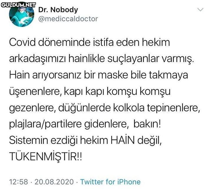 Dr. Nobody @mediccaldoctor...
