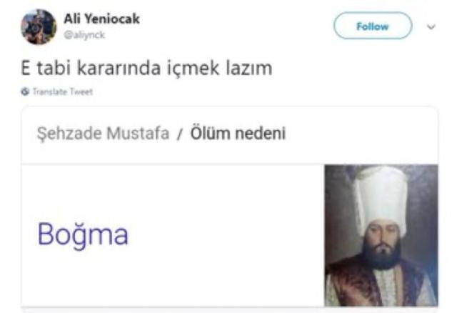 Şehzade Mustafa ölüm...